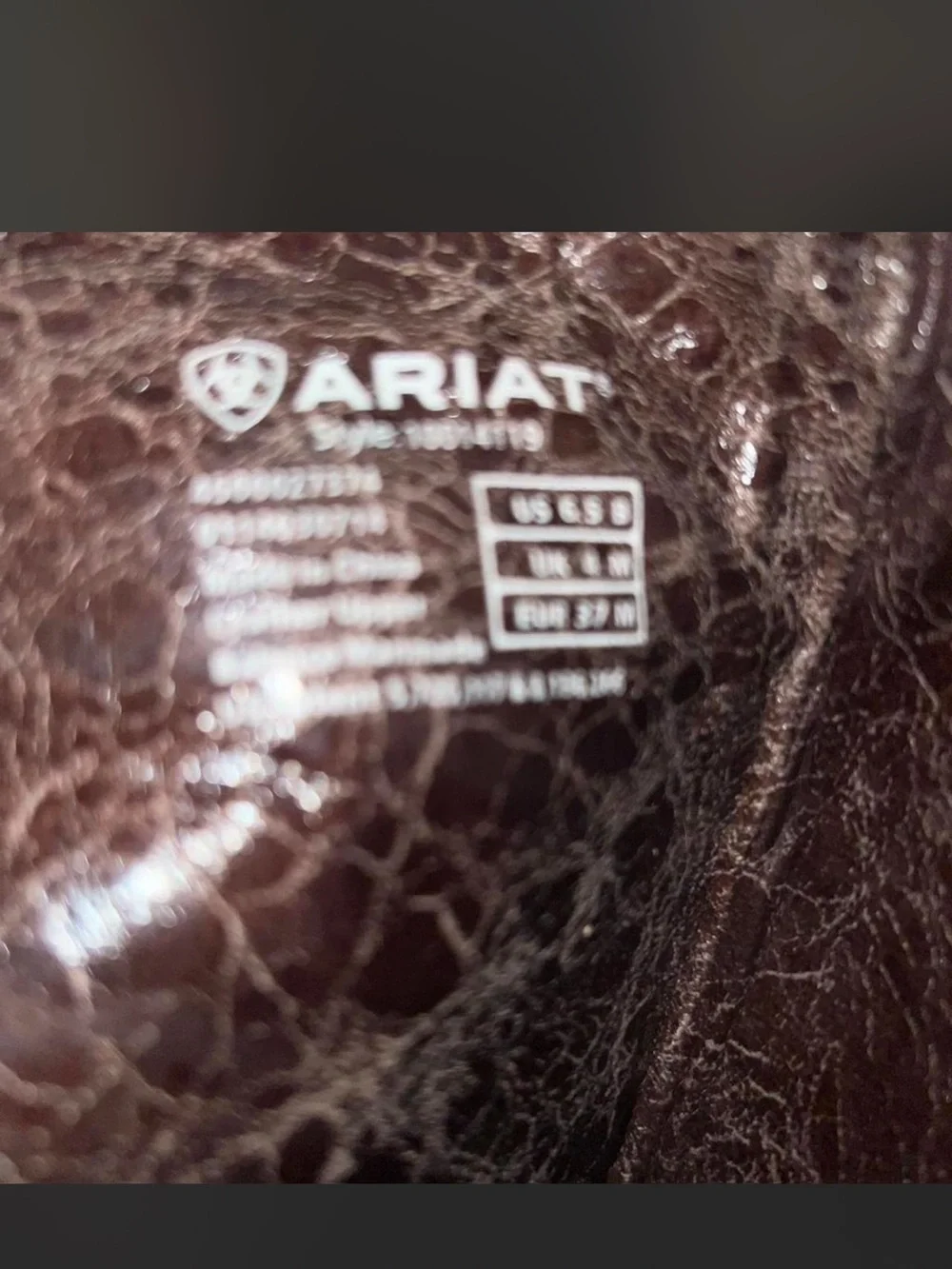 Brown Leather Western Boots - Distressed Cowboy Style